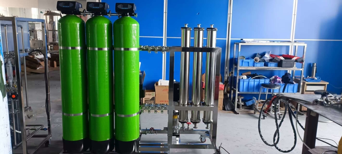 500LPH 2-ступенчатая ОР с системой сверхчистой воды режима IOPURE EDI